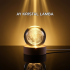 3D Laser Engraved Moon Globe Decorative Lamp with Wooden Stand and USB Connection