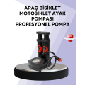 Foot Pump with Pressure Meter Bicycle and Vehicle Compatible