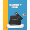 Android TV Box 4K – 2GB RAM 16GB ROM, Wireless Wi-Fi Media Player