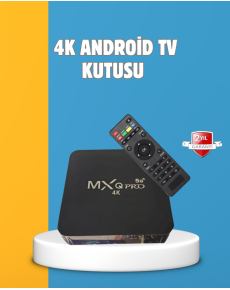 Android TV Box 4K – 2GB RAM 16GB ROM, Wireless Wi-Fi Media Player