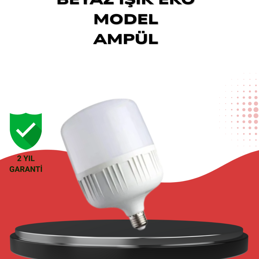Energy Saving Rechargeable LED Bulb 30W White Light