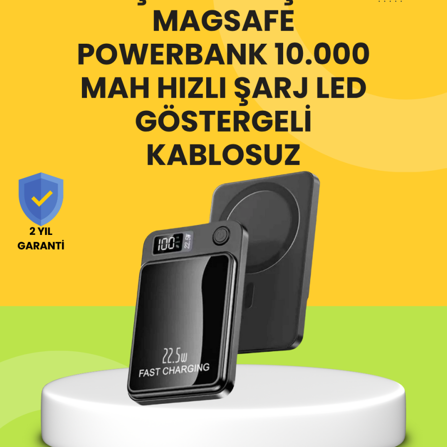 Magnetic and Fast Wireless Charging Power Bank Powerbank