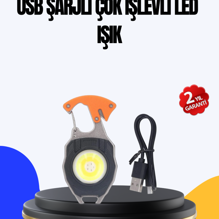 Multifunctional Flashlight for Camping and Hiking