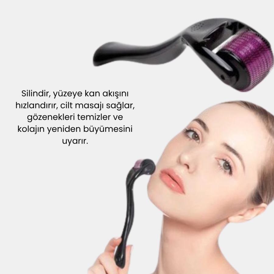 Derma Roller Titanium Needle Skin Renewal – Anti-Acne, Wrinkle and Blemish