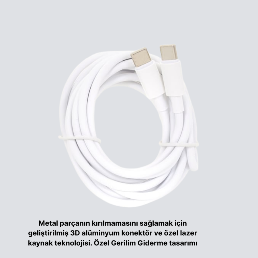 Durable Outer Coated 30W 5.0A Type-C Fast Charging and Data Cable