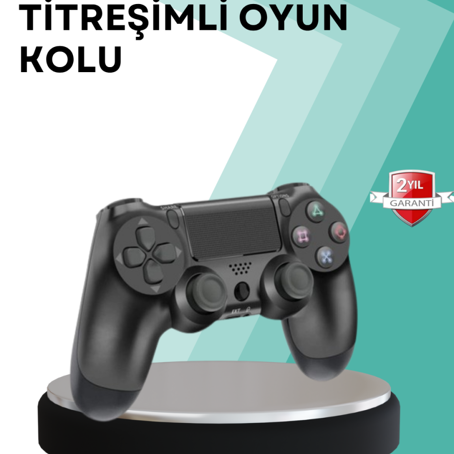 Wireless PS4 Joystick – Dual Vibration Motor, Long Battery Life and Precise Control