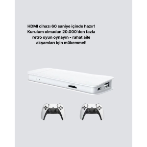 Retro Game Console with 20,000 Games with HDMI and Wireless Controller Retro Game Console with 20,000 Games with HDMI and Wireless Controller