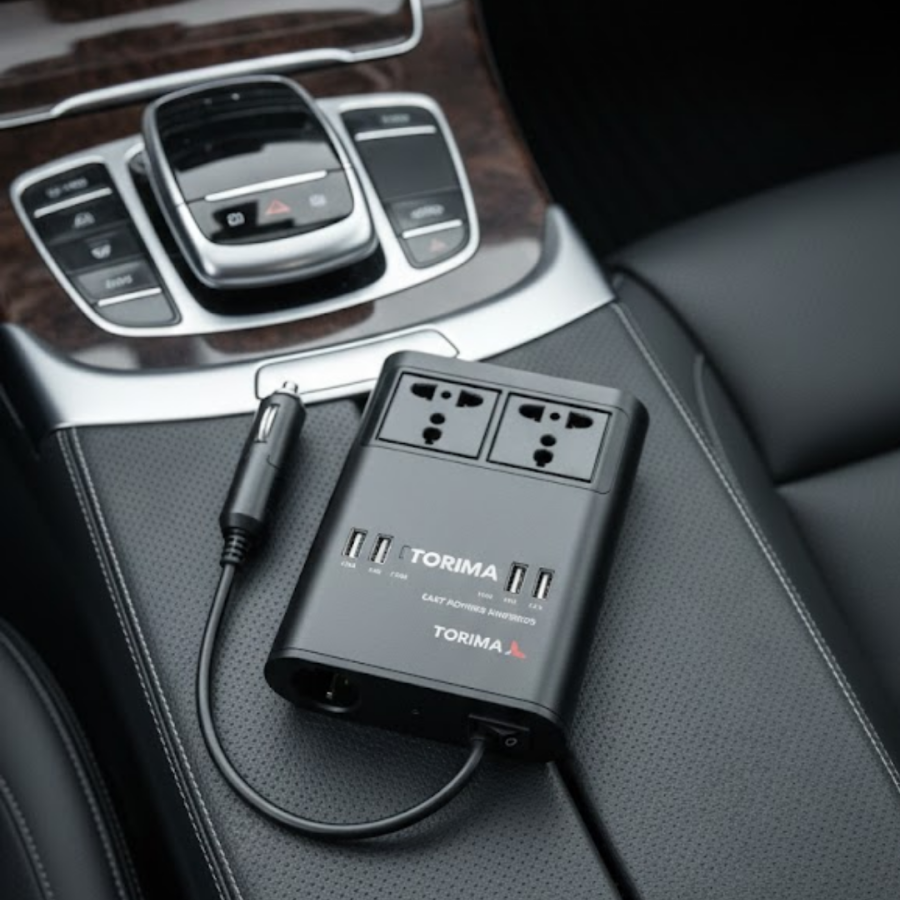 USB Supported Power Inverter for 220V Use in the Vehicle