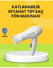 Folding Body Hair Dryer Home and Luggage Use