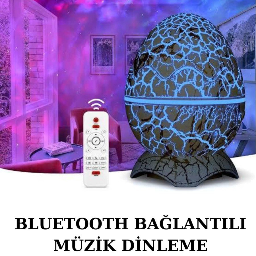 Egg Shaped Water Wave Bluetooth Speaker Lamp Colorful Rechargeable