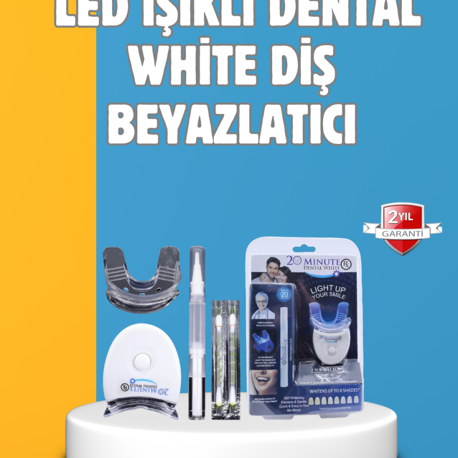 Safe Teeth Whitening System with Blue Light Technology Safe Teeth Whitening System with Blue Light Technology