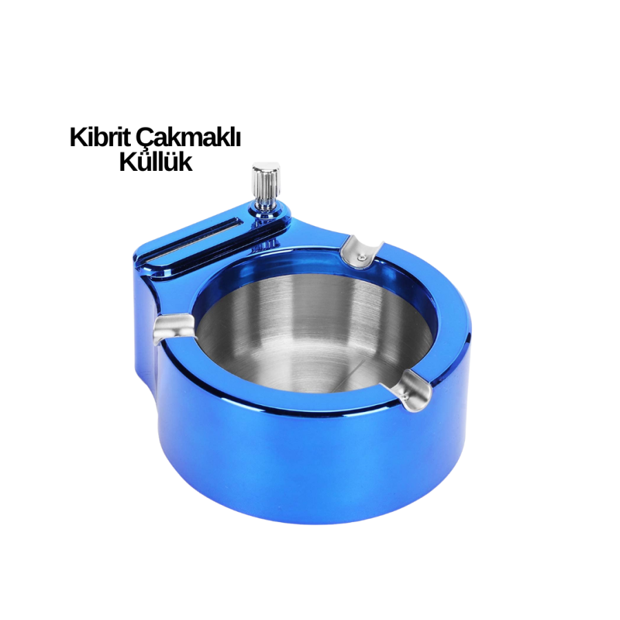 GASOLINE ASHTRAY BLUE GASOLINE ASHTRAY BLUE