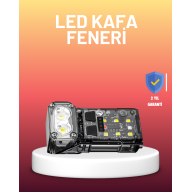 3 Function LED Headlamp Flashlight Work Lamp Long Battery Life