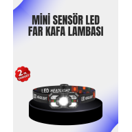 Adjustable LED Headlamp with Sensor for Camping and Hiking