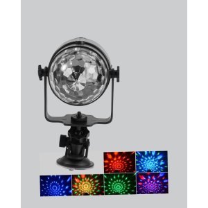 7 Color Mode Music Sensor Disco Ball – LED Light Party Lighting