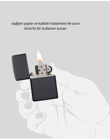 Design Lighter with Metal Body, Matte Surface and Ergonomic Holding Feature