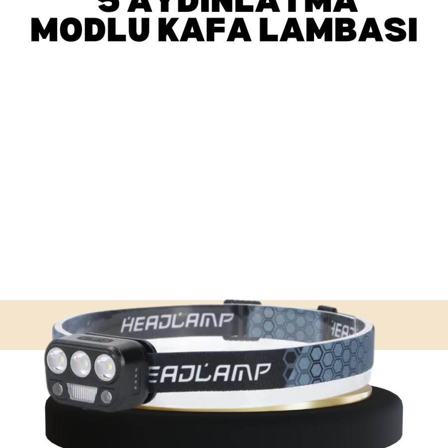 LED Head Lamp with Sensor for Camping and Trekking LED Head Lamp with Sensor for Camping and Trekking