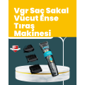VGR V-695 Hair and Beard Clipper 5 Length Settings with LED Display VGR V-695 Hair and Beard Clipper 5 Length Settings with LED Display