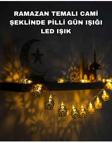 Battery Operated Ramadan and Eid LED Light Chain Mosque Themed Decorative