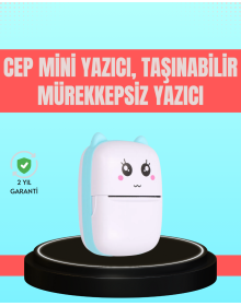 Mini Thermal Printer with Bluetooth Connection for Student and Office