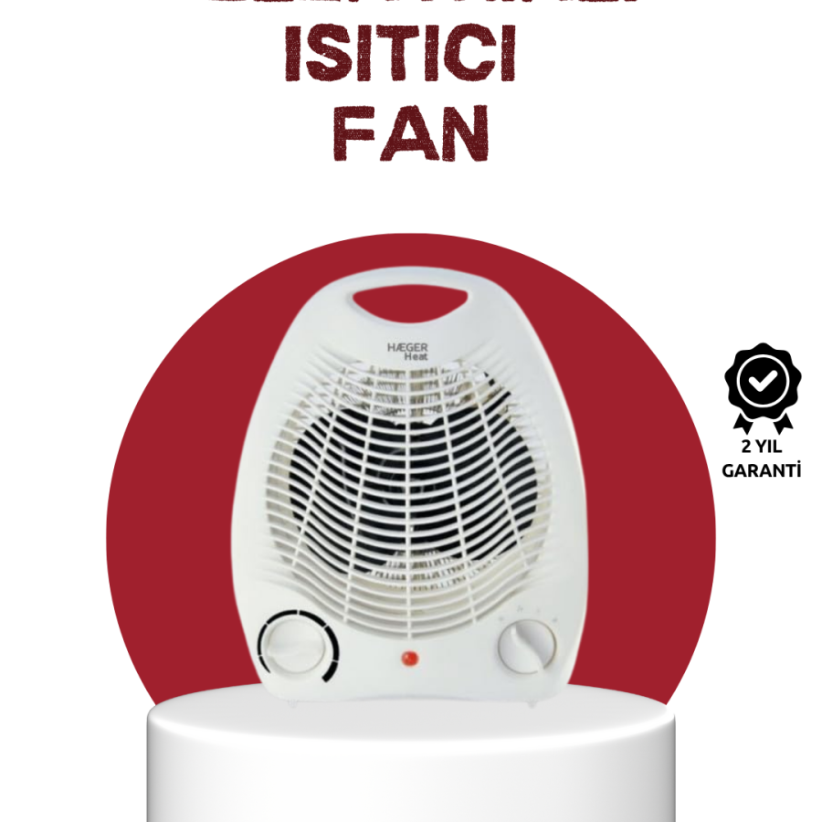 2000W Portable Electric Fan Heater – Fast Heating, Compact Size