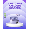 YXG10 Wireless Headphones – Bluetooth 5.4, Touch, LED Screen Charging Box
