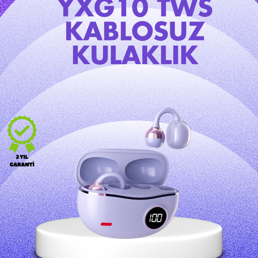 YXG10 Wireless Headphones – Bluetooth 5.4, Touch, LED Screen Charging Box