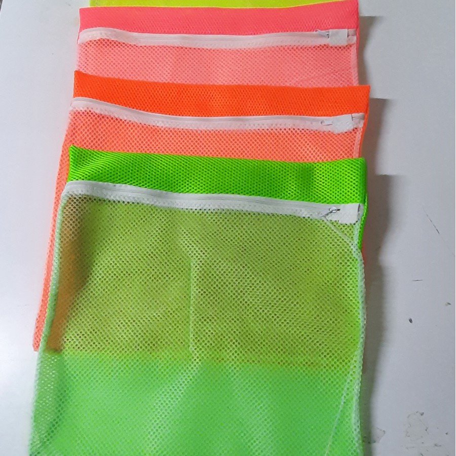 4 Pieces 4 Colors Zippered - Delicate Laundry Slippers Shoes Washing Net Large Size
