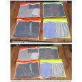 4 Pieces of 4 Colors Suitcase Organizer - Zippered Suitcase Organizer