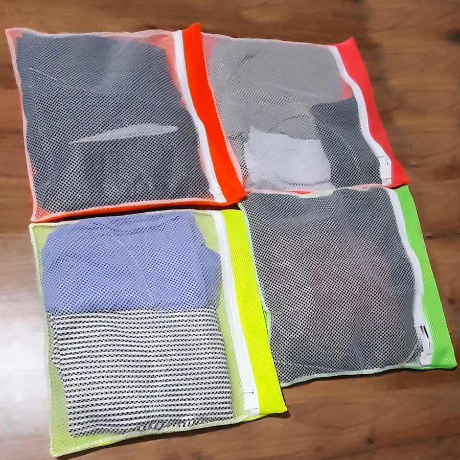 4 Pieces of 4 Colors Suitcase Organizer - Zippered Suitcase Organizer