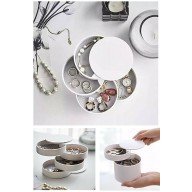 4 Tiers Rotatable Cylinder Jewelry And Makeup Organizer Box 4 Tiers Rotatable Cylinder Jewelry And Makeup Organizer Box