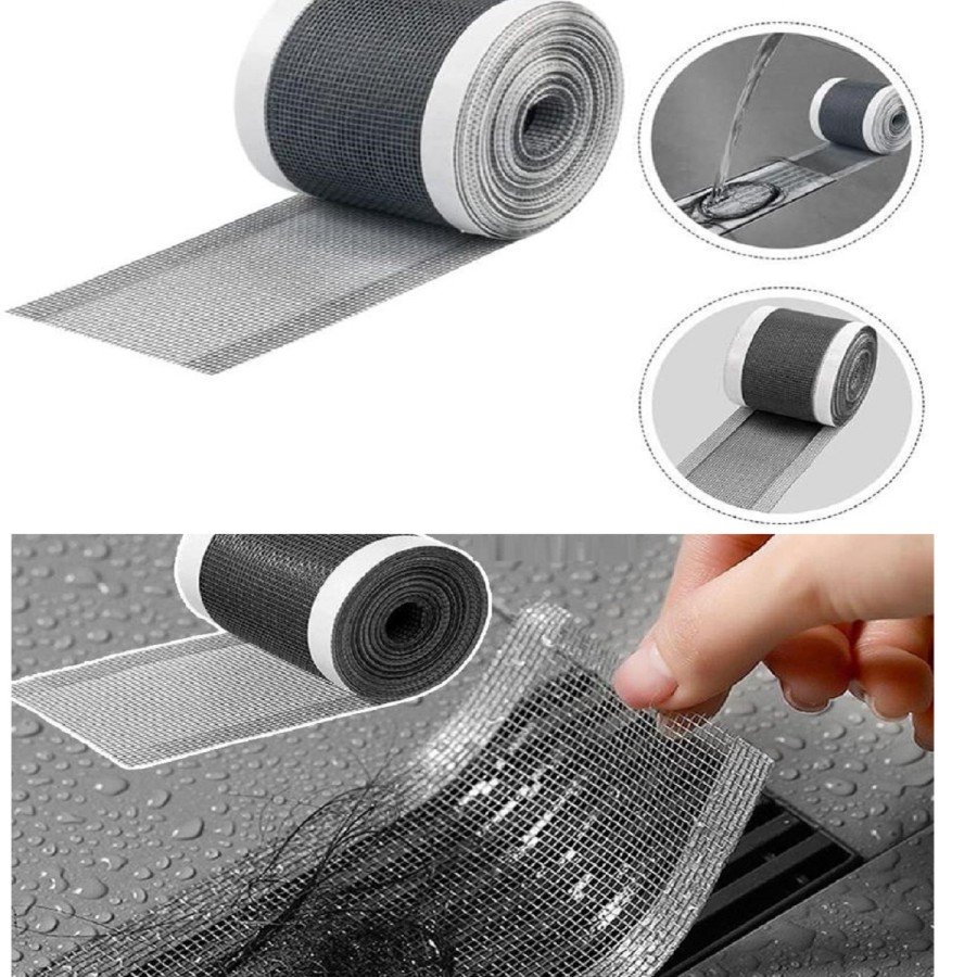 4 Meters Adhesive Bathroom Drain Protector Hair Collector – Drain Insect Protector Drain Strainer 4 Meters Adhesive Bathroom Drain Protector Hair Collector – Drain Insect Protector Drain Strainer