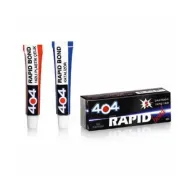 404 Plastic Steel Rapid Bond Fast Adhesive 16gr - Transparent
