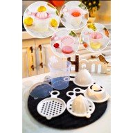 5 in 1 Kitchen Appliance with Strainer - Funnel - Lemon Squeezer - Egg White Separator Chamber