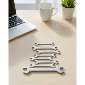 OPEN MOUTH 8 PIECE WRENCH SET