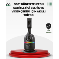 360° Rotating Gimbal Stand with Automatic Face Tracking for Social Media Content