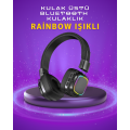 Bluetooth 5.3 Music Headset with Colorful Light Effect