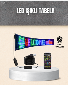 RGB Scrolling LED Advertising Screen – Flexible Design with USB Connection