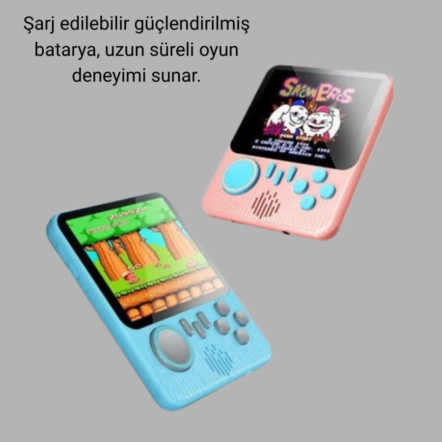 Portable Retro Game Console – 3.5 Inch LCD, 666 Classic Games, TV Supported Portable Retro Game Console – 3.5 Inch LCD, 666 Classic Games, TV Supported