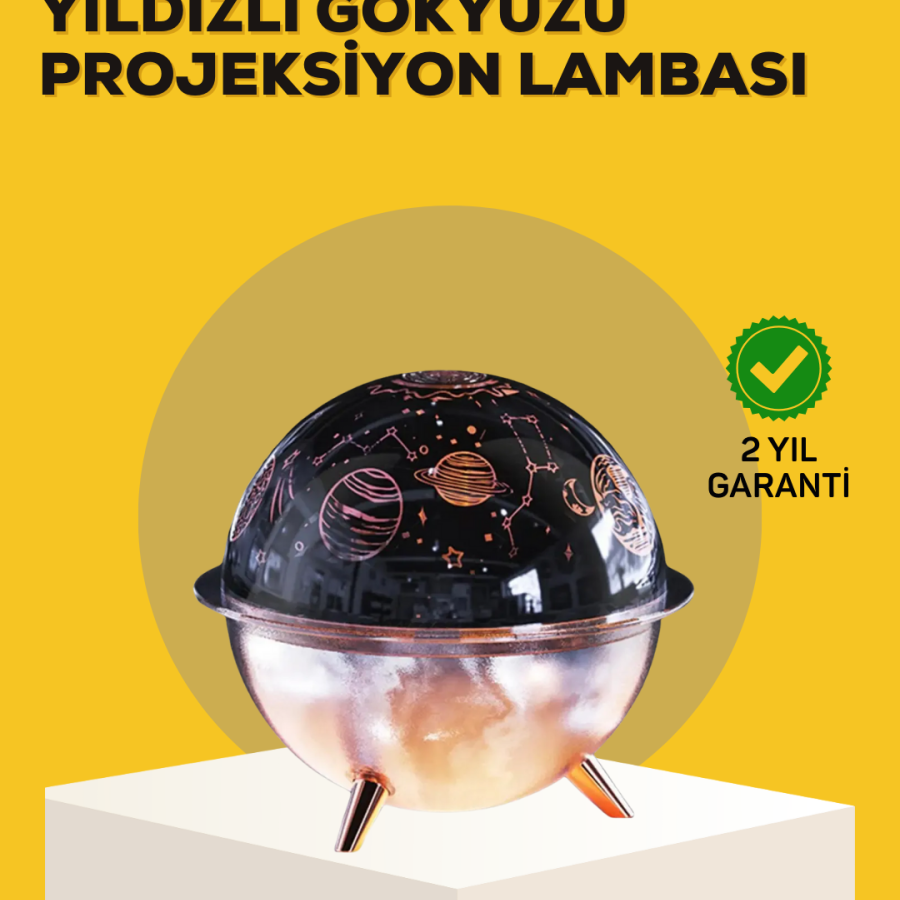 Space Themed Humidifier Lamp with Starry Sky Effect