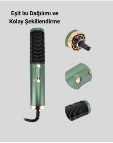 200°C Ceramic Plate Hair Straightener – Anti-Frizz Ion Technology
