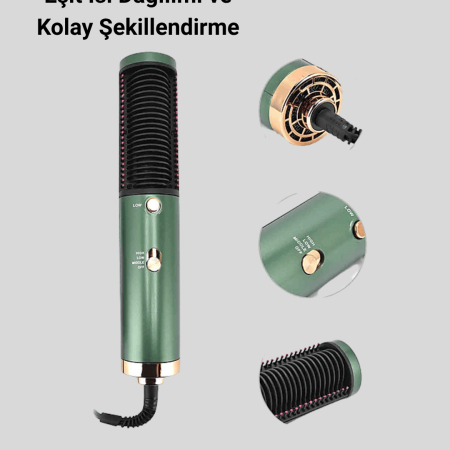 200°C Ceramic Plate Hair Straightener – Anti-Frizz Ion Technology