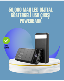 50,000 mAh Powerbank Compatible with All Devices – High Capacity, LED Indicator and Smart Protection Function