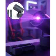 Black Android System Kareoke Projection with 180° Rotating Head