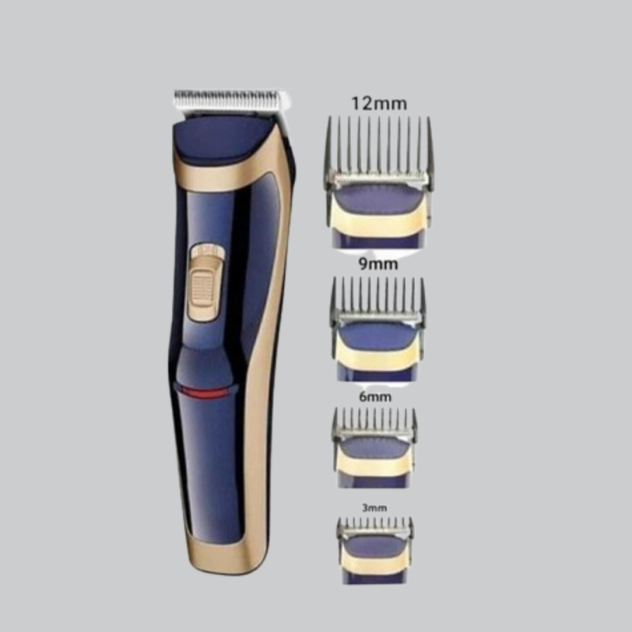 Unisex Rechargeable Hair and Beard Shaver – Adjustable Comb Heads, Quiet Motor