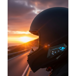15 In-Helmet Bluetooth Headset with 20 Hours Music Time