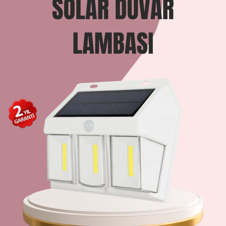 Solar Powered Garden and Wall Lighting – BK-618-3 LED Lamp Solar Powered Garden and Wall Lighting – BK-618-3 LED Lamp