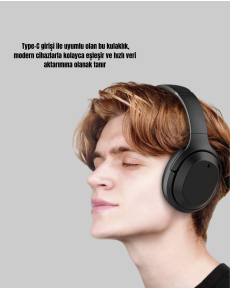 Wired Headset Compatible with Modern Devices – High Sound Quality, Noise Reducing Microphone