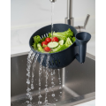 Multi-Purpose Vegetable Washer Ergonomic Design Kitchen Container with Strainer Multi-Purpose Vegetable Washer Ergonomic Design Kitchen Container with Strainer