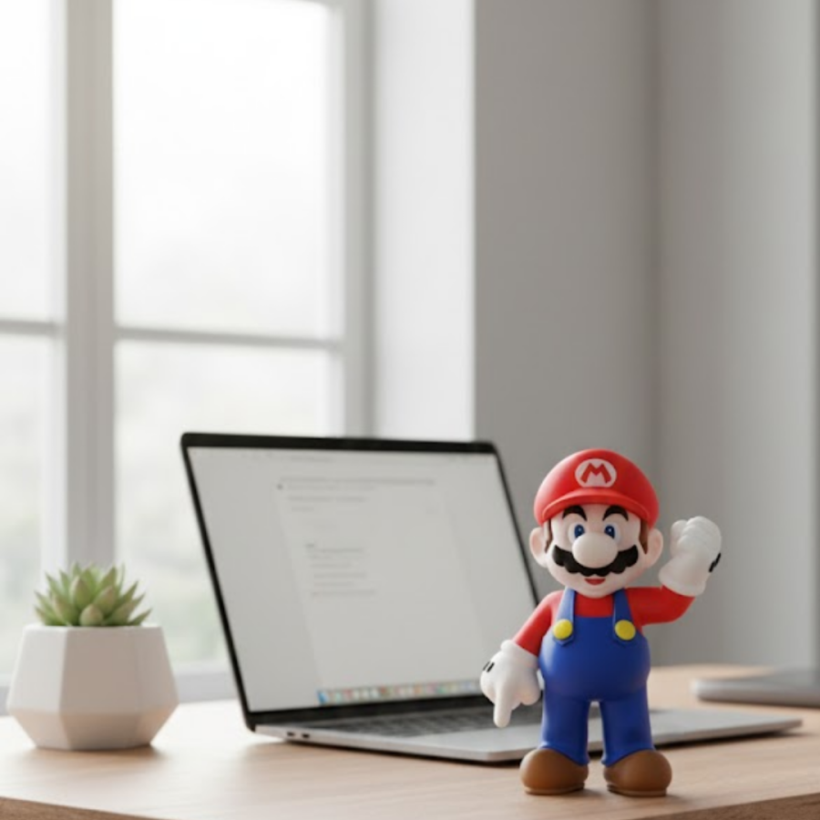 Super Mario Decoration Figure Stylish and Fun Game Themed Figurine